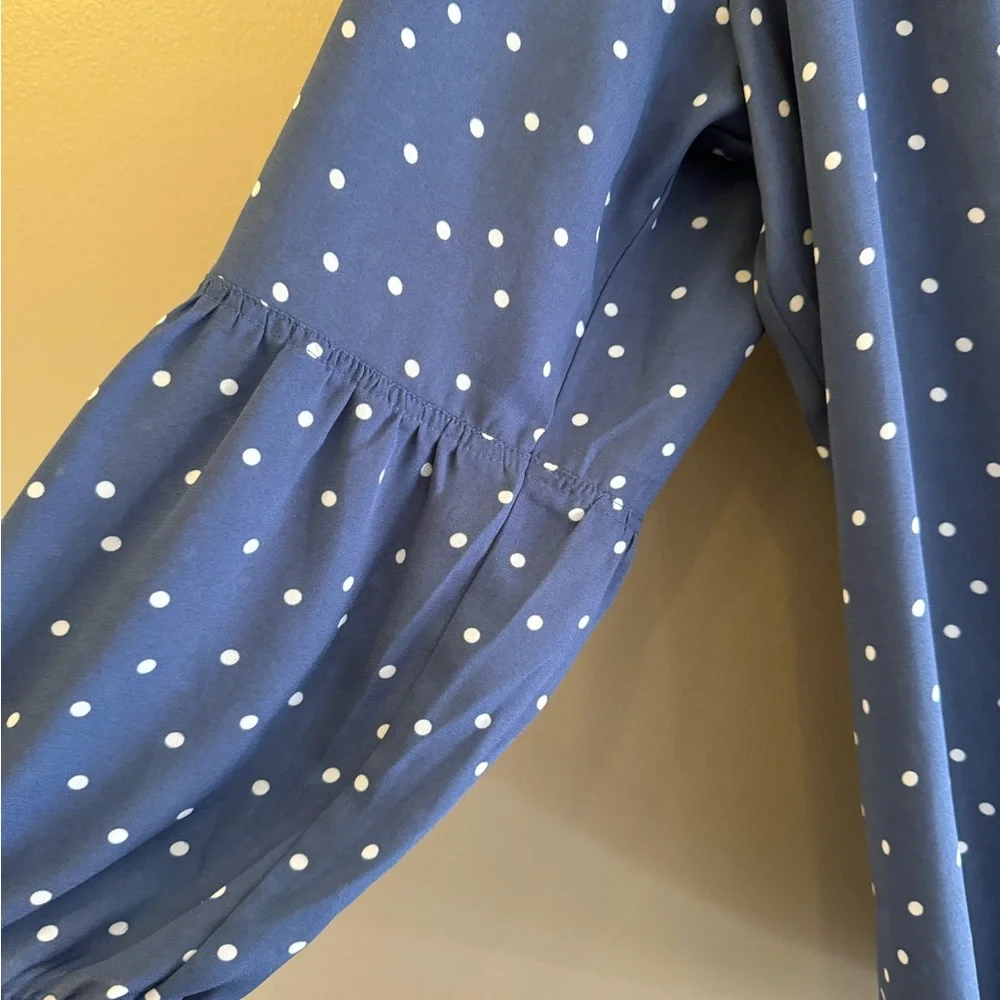 Como Blu long sleeve blue blouse - Picture 5 of 8